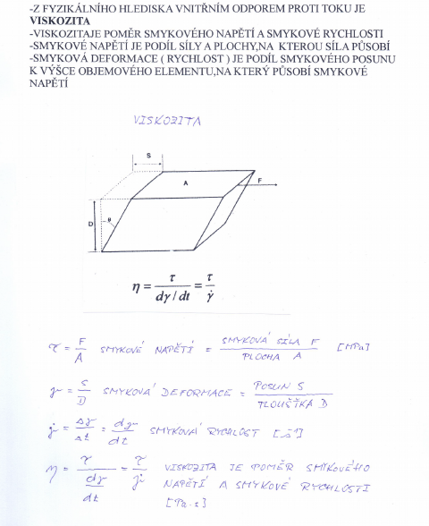Definice viskozity Ing. Lubomír Zeman 