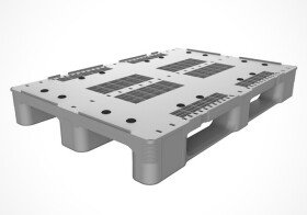 The new Rackpal® 1208 plastic palette from Schoeller Allibert - a universal product for multi-disciplinary logistics