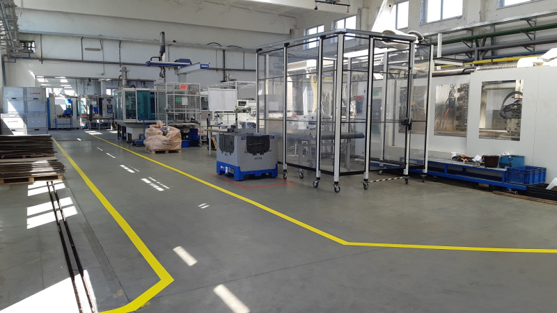 Free production capacity on injection molding machines and extrusion line